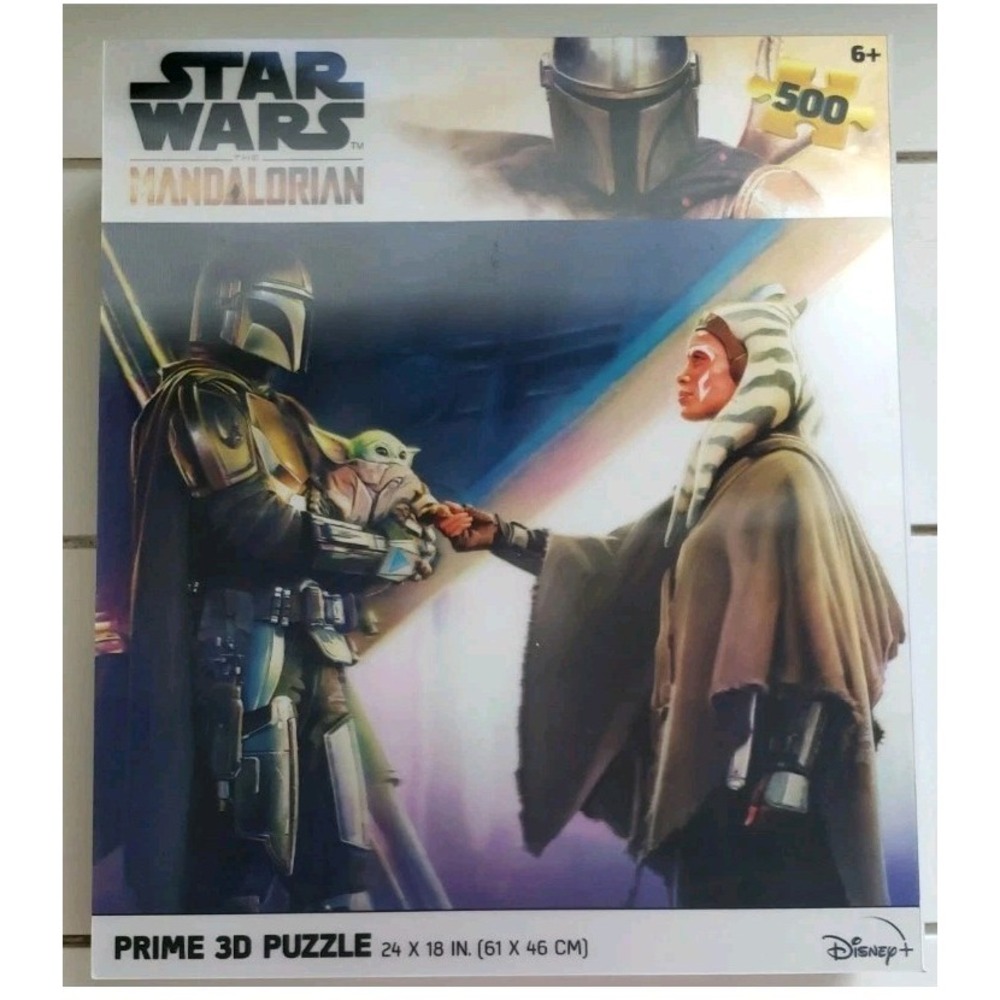 New Disney Star Wars The Mandalorian 500 Piece‎ Prime 3D Jigsaw Puzzle 24x18